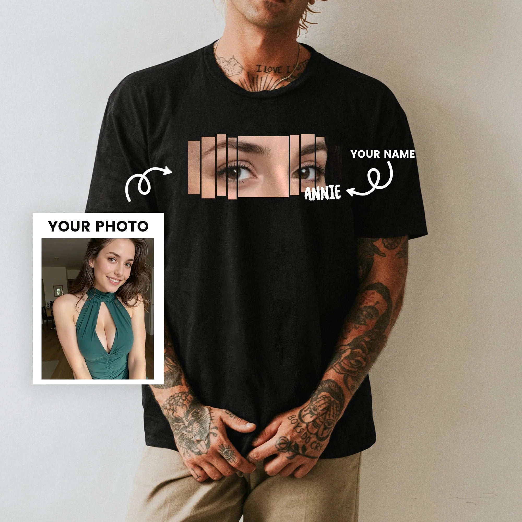 Custom Eyes Graphic Tee