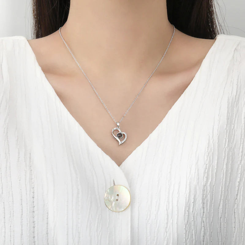 100 Languages I Love You Projection Necklace